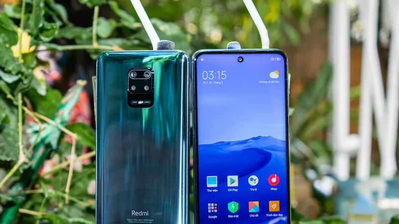  Redmi Note 9S với màu sắc trẻ trung