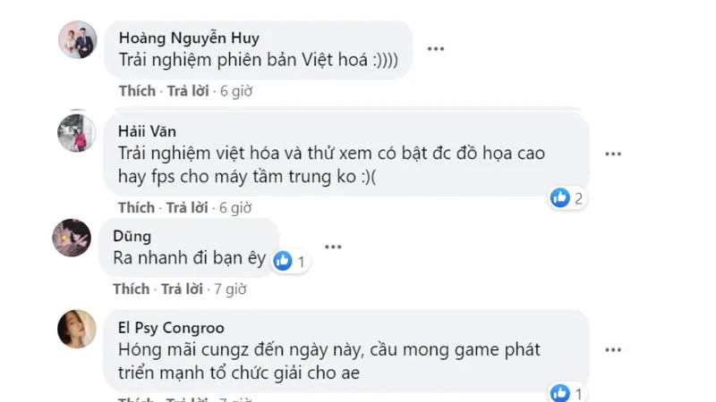 Các game thủ mong chờ Call of Duty: Mobile VN 