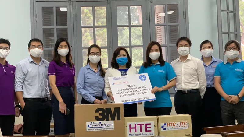 Chiến dịch “Hanoi Telecom đồng hành - Chung tay đẩy lùi Covid-19” 
