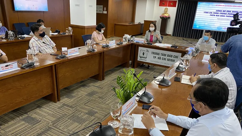 Buổi công bố triển khai ứng dụng đánh giá tính an toàn trong phòng, chống dịch COVID-19 trên địa bàn thành phố