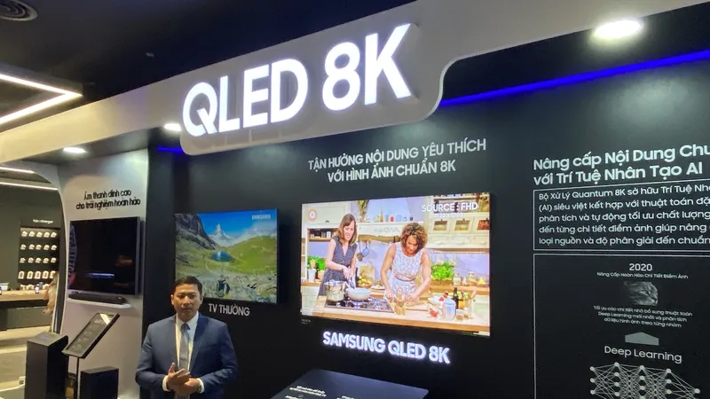 TV 8K của Samsung được giới thiệu Samsung 68