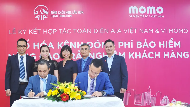 Ví MoMo và AIA hợp tác toàn diện và triển khai kênh thanh toán chiến lược 