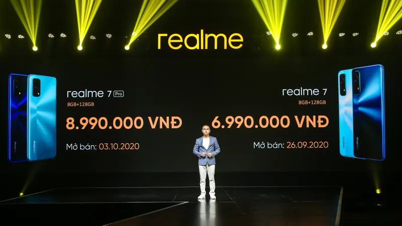 Realme 7 và 7 Pro bán độc quyền tại Thế giới di động 