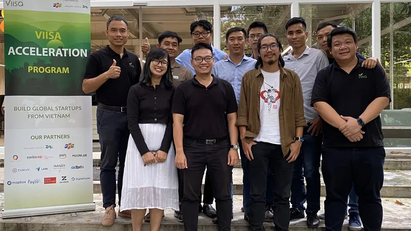Các thành viên startup khoá 8