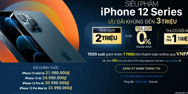 Nên chọn mua iPhone 12 ở những nơi có ưu đãi tốt