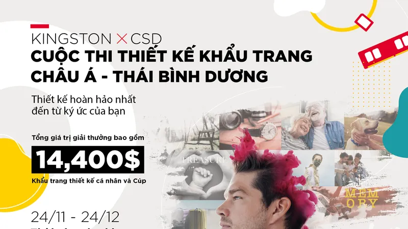Kingston hợp tác cùng CSD tổ chức Cuộc thi thiết kế khẩu trang 
