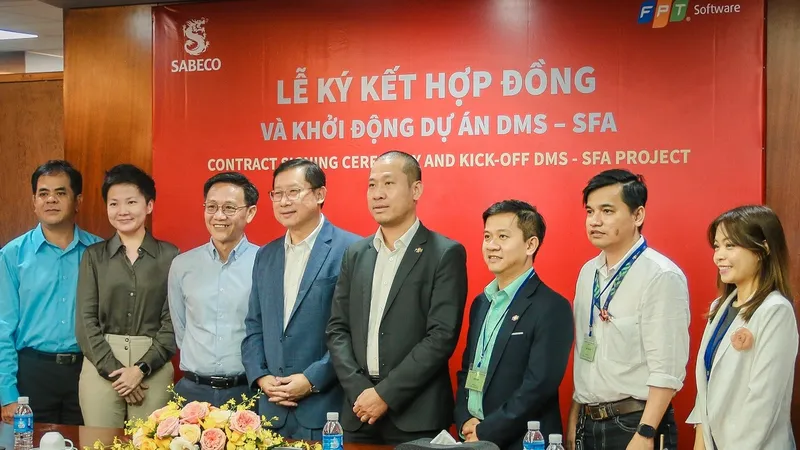 FPT Software và SABECO tại lễ ký kết hợo tác
