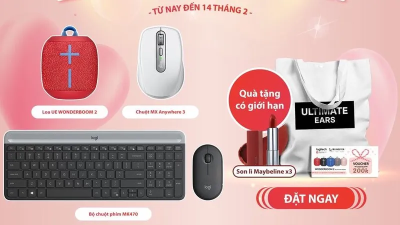 Hộp quà tết và Valentine 2021 độc quyền từ Logitech sẽ là món quà hoàn hảo 