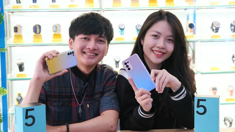 OPPO Reno5 được đón chào nồng nhiệt
