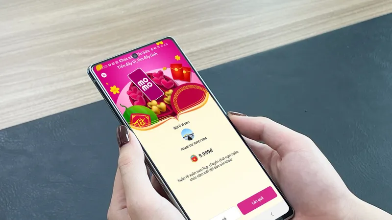 Dễ dàng lì xì qua MoMo