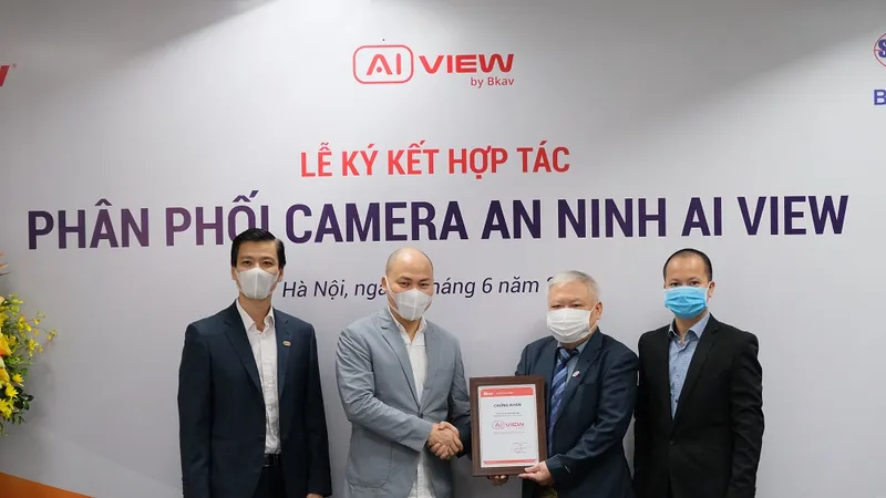 Bkav và Biển Bạc hợp tác phân phối camera an ninh AI View 
