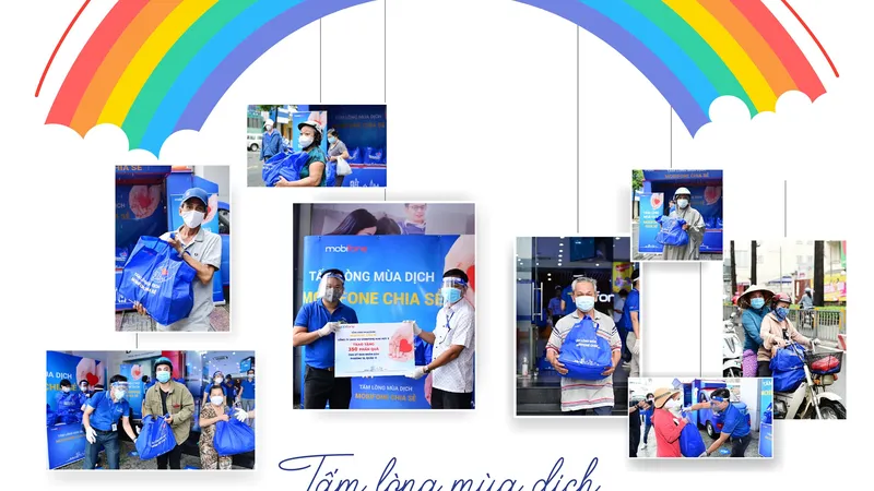 “Tấm lòng mùa dịch, MobiFone chia sẻ” đền với người dân khó khăn