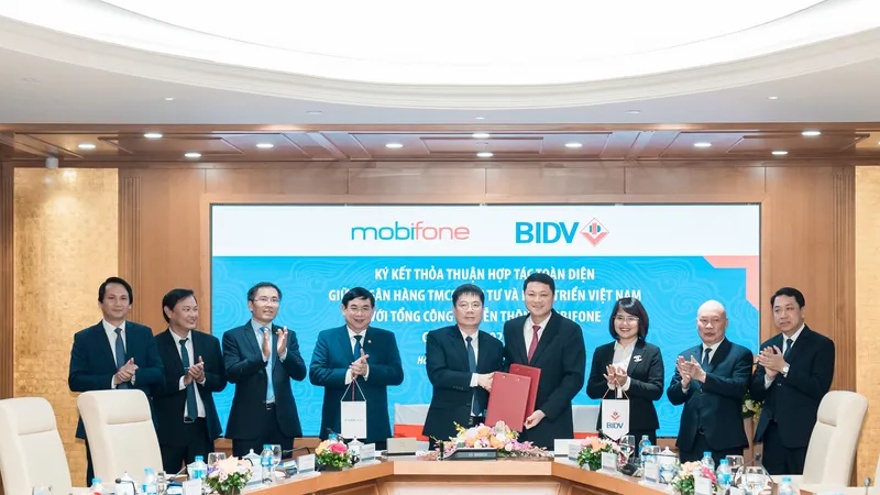 MobiFone và BIDV ký kết Thỏa thuận hợp tác toàn diện giai đoạn 2021-2026 