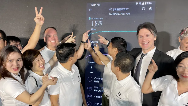 Ericsson đã tham gia phát triển mạng 5G với VNPT-VinaPhone