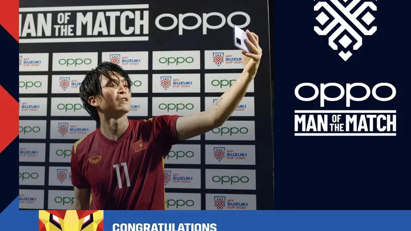  OPPO A95, phần thưởng giành cho cầu thủ "Man of the Match"