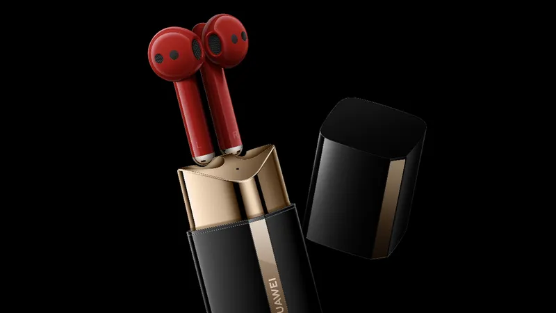 FreeBuds Lipstick thiết kế hình thỏi son độc đáo