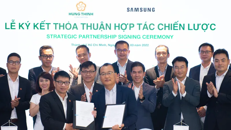 Samsung và Tập đoàn Hưng Thịnh ký kết hợp tác