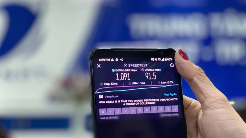 Theo Ookla, VinaPhone có tốc độ download nhanh nhất trong quý 1/2022