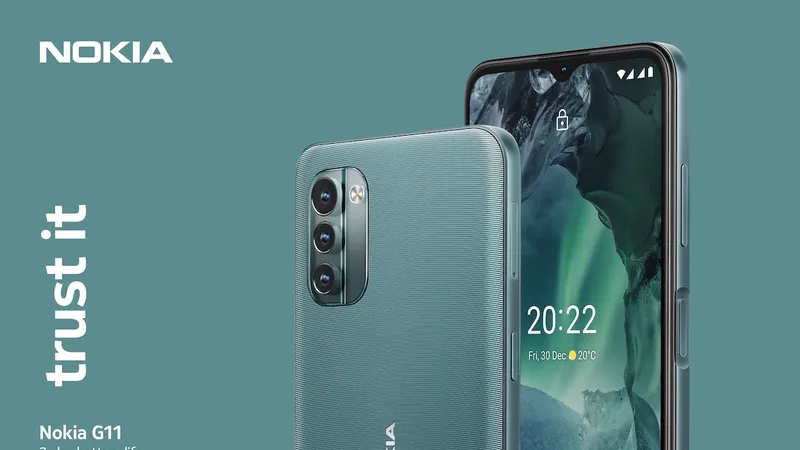 Nokia G11, một trong ba sản phẩm mới nhất Nokia ra mắt thị trường Việt Nam