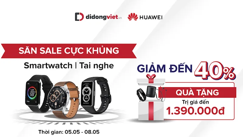 Di Động Việt cùng Huawei tung nhiều ưu đãi 