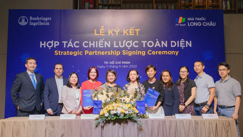 FPT Long Châu ký kết hợp tác chiến lược với Boehringer Ingelheim ​