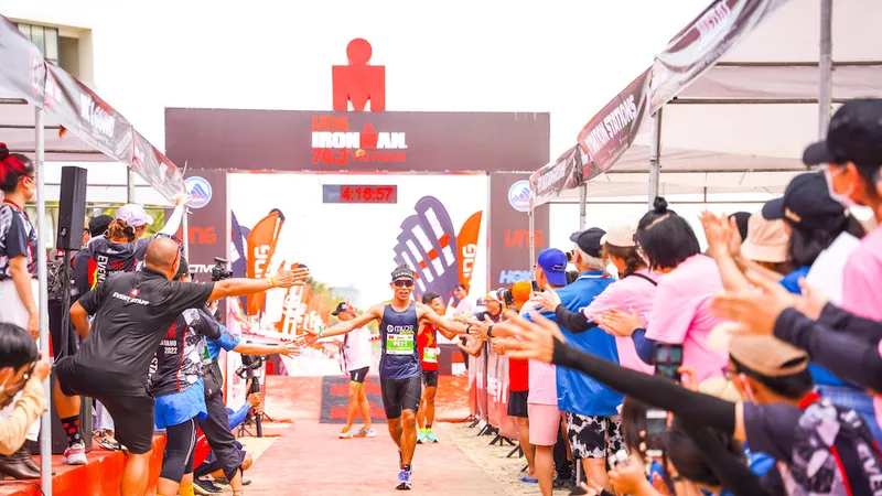 Một giải Triathlon Federation ​vừa được tổ chức ở Đà Nẵng