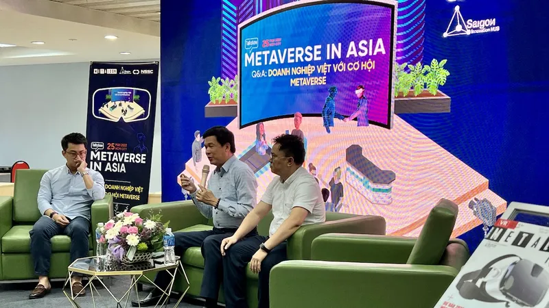 Các đại biểu trao đổi tại sự kiện "Metaverse in Asia"
