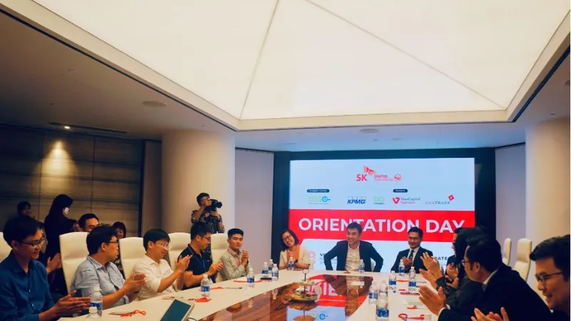 Toàn cảnh sự kiện Orientation Day của SK Startup Fellowship 2022