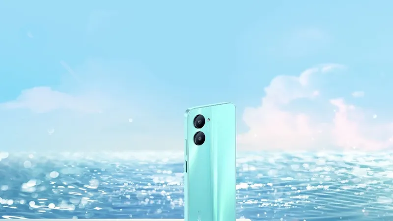 Nắm giữ realme C33, cảm nhận biển xanh vô tận trong lòng bàn tay ​