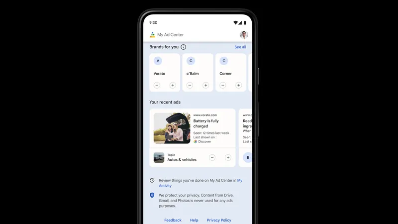 My Ad Center trên Google 