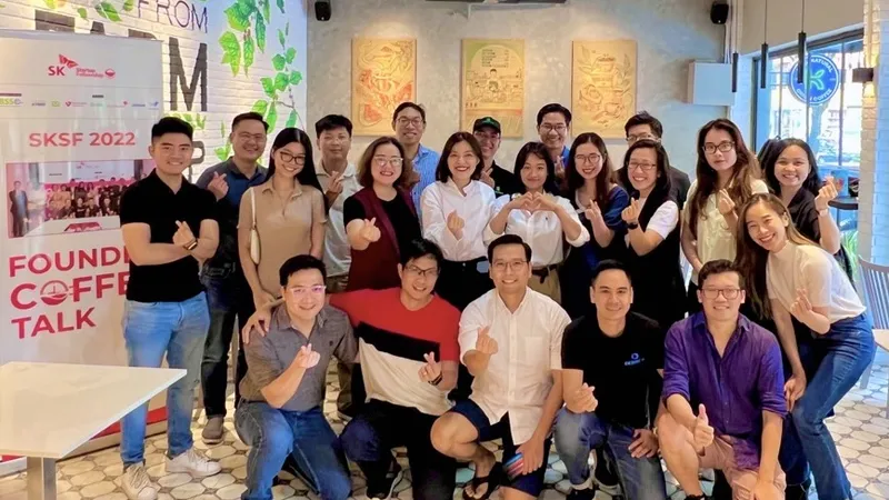 Một hoạt động của SK Group với startup Việt Nam