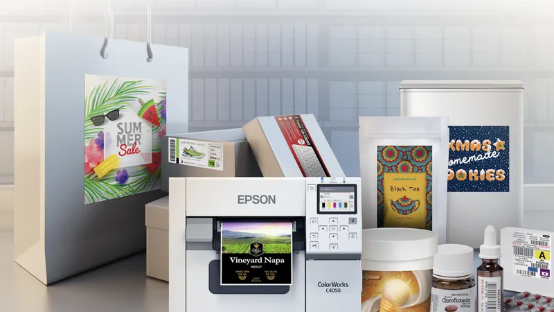 ColorWorks C4050 với thiết kế nhỏ gọn 