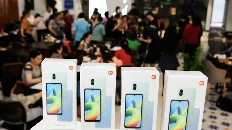 100 chiếc smartphone đã được trao đến các chị em buôn bán trên nền tảng số