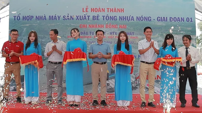 Công ty cổ phần đầu tư xây dựng BMT đã đưa vào vận hành Tổ hợp Nhà máy Sản xuất bê tông nhựa nóng