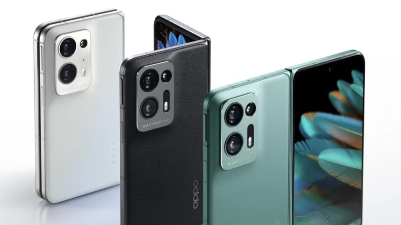 OPPO Find N2 với ba màu sắc mới