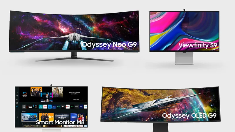 Các dòng màn hình mới của Samsung