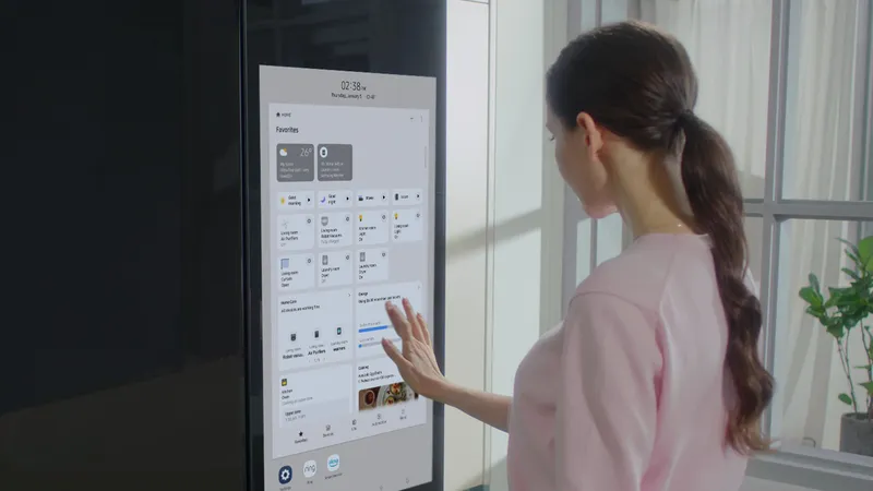 Tủ lạnh Bespoke Flex Family Hub 4 cửa của Samsung