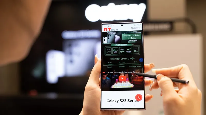 Người dùng có thể trải nghiệm Galaxy S23 Series tại MT Smart