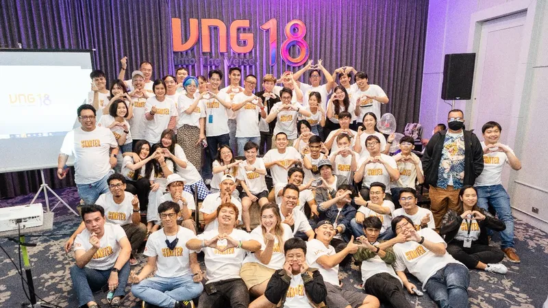 Nhân viên văn phòng VNG tại Bangkok tham gia sự kiện sinh nhật VNG18