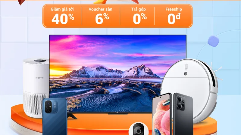 Hàng loạt sản phẩm Xiaomi giảm giá tới 40%