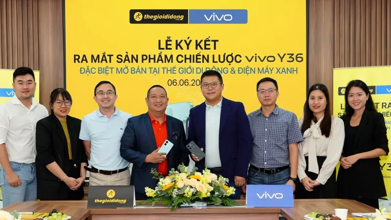 Thế Giới Di Động ký kết hợp tác cùng vivo