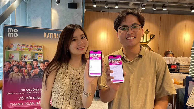 Katinat hợp tác cùng MoMo 