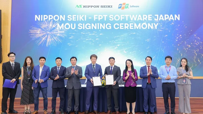 FPT Software ký thỏa thuận hợp tác với Nippon Seiki 