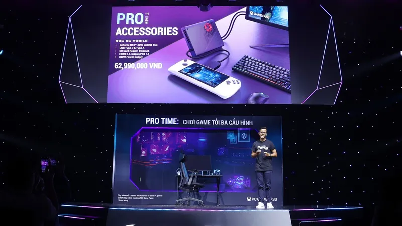 ASUS Việt Nam chính thức giới thiệu máy chơi game cầm tay ROG Ally 