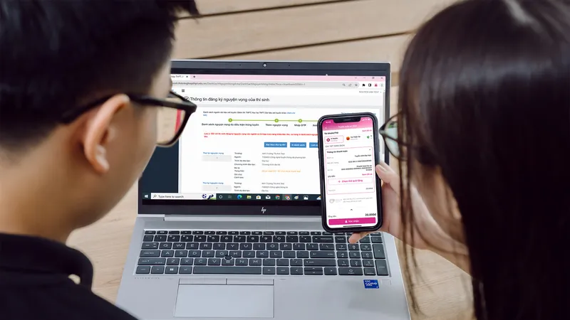 Nộp lệ phí xét tuyển đại học năm 2023 qua MoMo