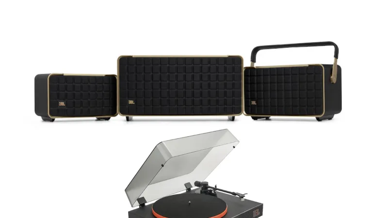 Dòng loa JBL Authentics và đầu đĩa than JBL Spinner BT