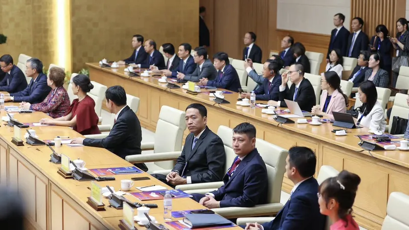 Ông Nguyễn Mạnh Tường cùng nhiều doanh nghiệp hàng đầu Việt Nam tham gia Hội nghị cấp cao Việt Nam - Hoa Kỳ về đầu tư và đổi mới sáng tạo vừa diễn ra tại Việt Nam