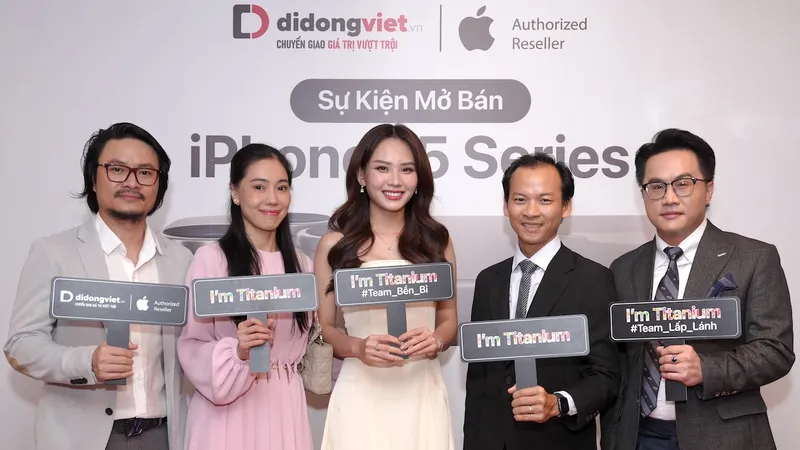 Di Động Việt sử dụng thông điệp “Im Titanium” xuyên suốt chiến dịch iPhone 15