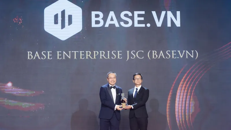 Base.vn nhận giải thưởng quốc tế APEA 2023 hạng mục Doanh nghiệp xuất sắc châu Á
