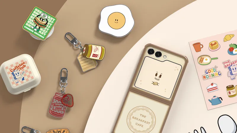 Phụ kiện “The Breakfast Café” độc quyền cho Galaxy Z Flip5